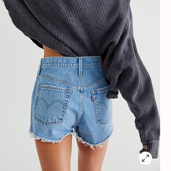 Levi’s 501 High-Rise Denim Shorts Size W29 - Picture 2 of 11